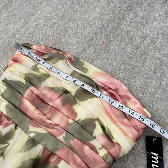 NWT Donna Ricco Floral Strapless Formal Mini Dress 4 Petite - Picture 7 of 12